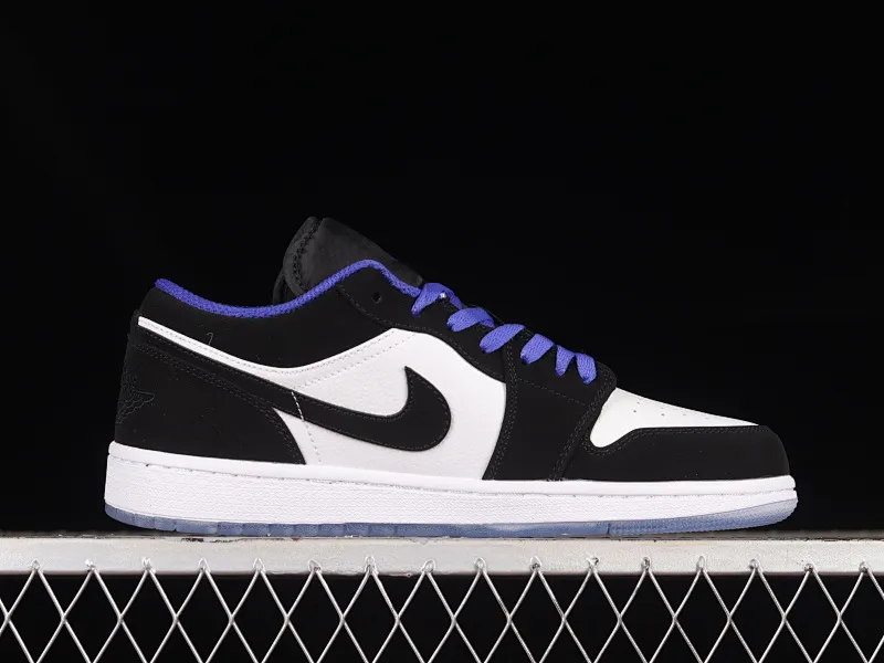 All categories Air Jordan Jordan series basketball shoes Air Jordan 1 Low Air Jordan 1 Low AJ1 Joe 1 crystal black and white low-top cultural basketball shoes 553558-108